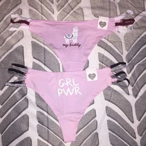 Pink Rue21 Thongs